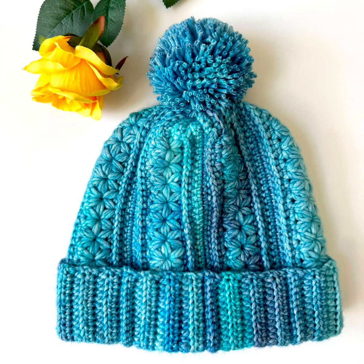Blossom Breeze Beanie – Printed Pattern (Wholesale)