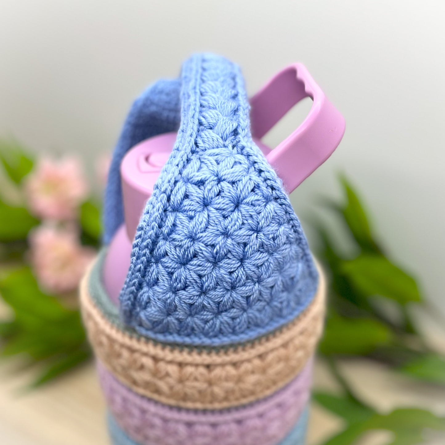 Blossom Breeze Drink Bottle Holder Crochet Pattern (Digital PDF Download)