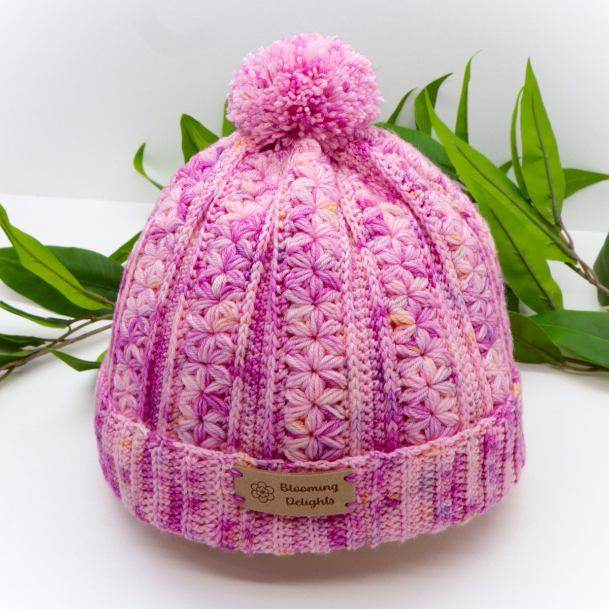 Blossom Breeze Beanie Crochet Pattern (Digital PDF Download)