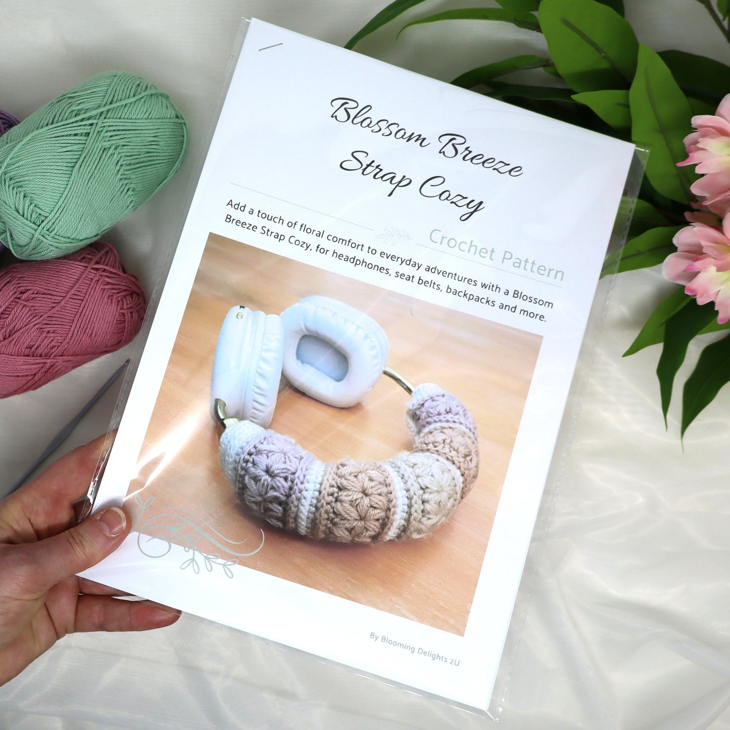 Blossom Breeze Strap Cozy – Printed Pattern (Wholesale)