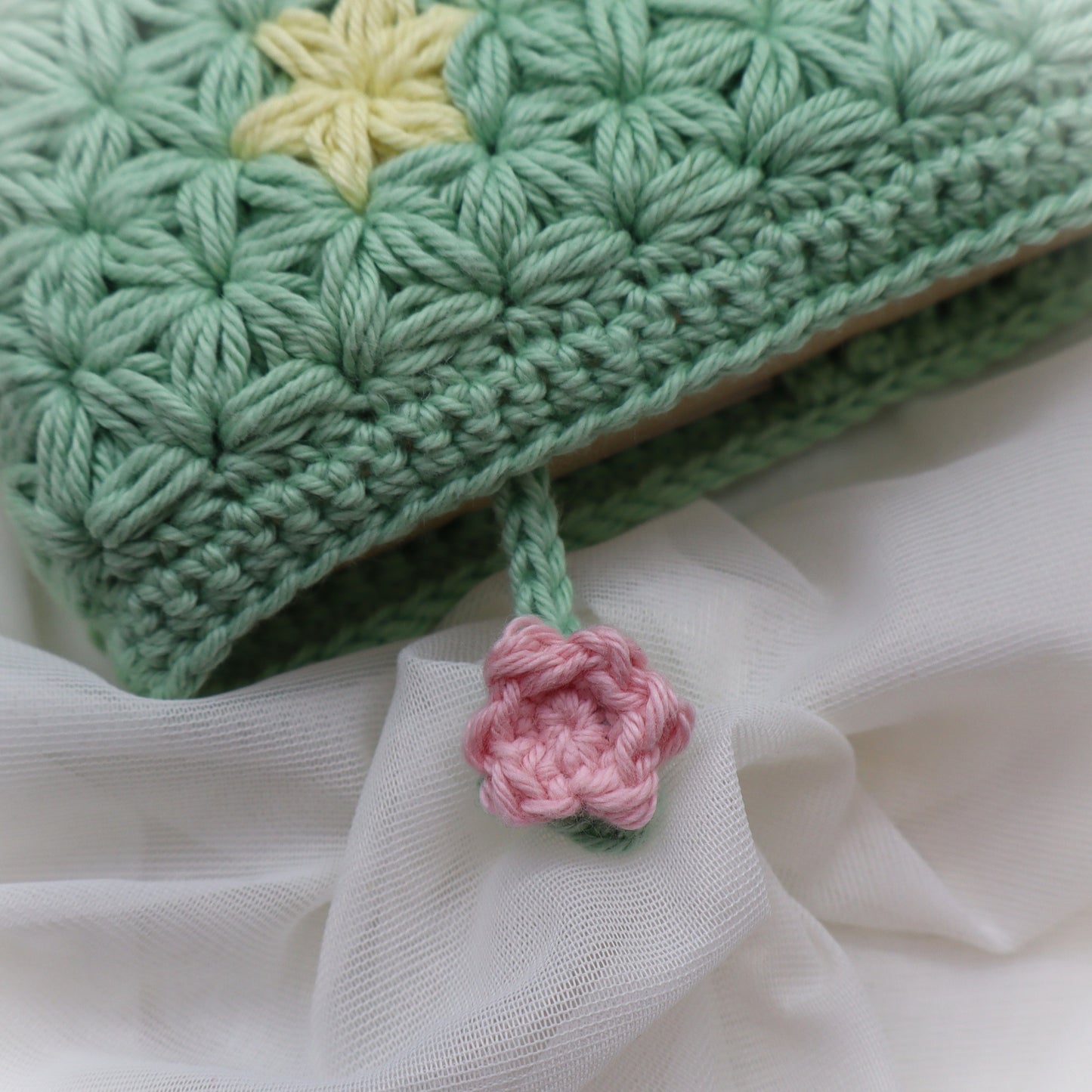 Sprinkle of Jasmine Book Cover Crochet Pattern (Digital PDF Download)