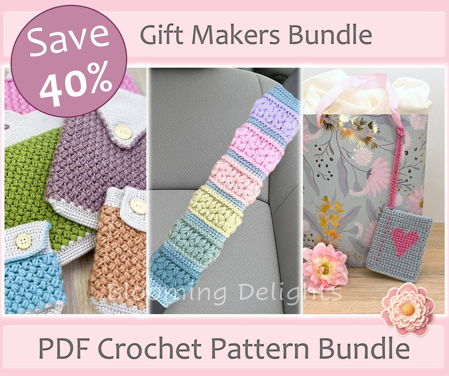 Gift Makers Bundle – 3-in-1 Crochet Patterns (Digital PDF Download)