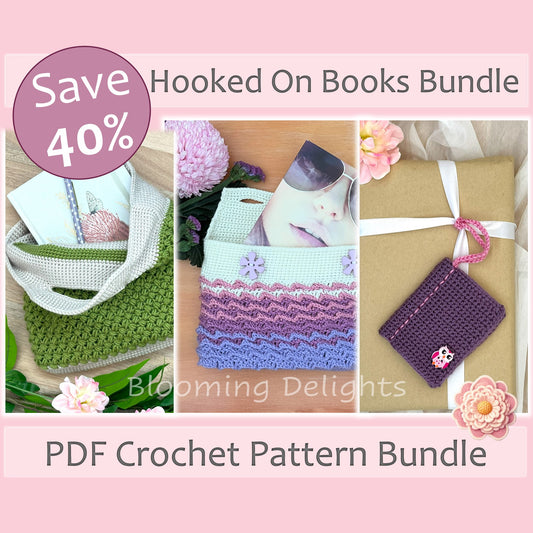 Hooked on Books Bundle – 3-in-1 Crochet Patterns (Digital PDF Download)