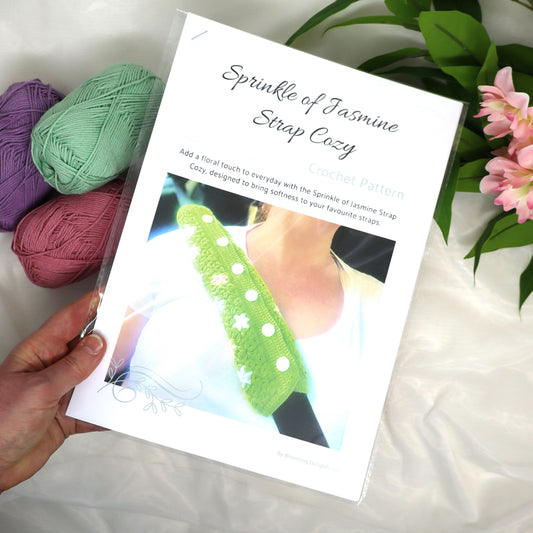 Sprinkle of Jasmine Strap Cozy – Printed Pattern (Wholesale)