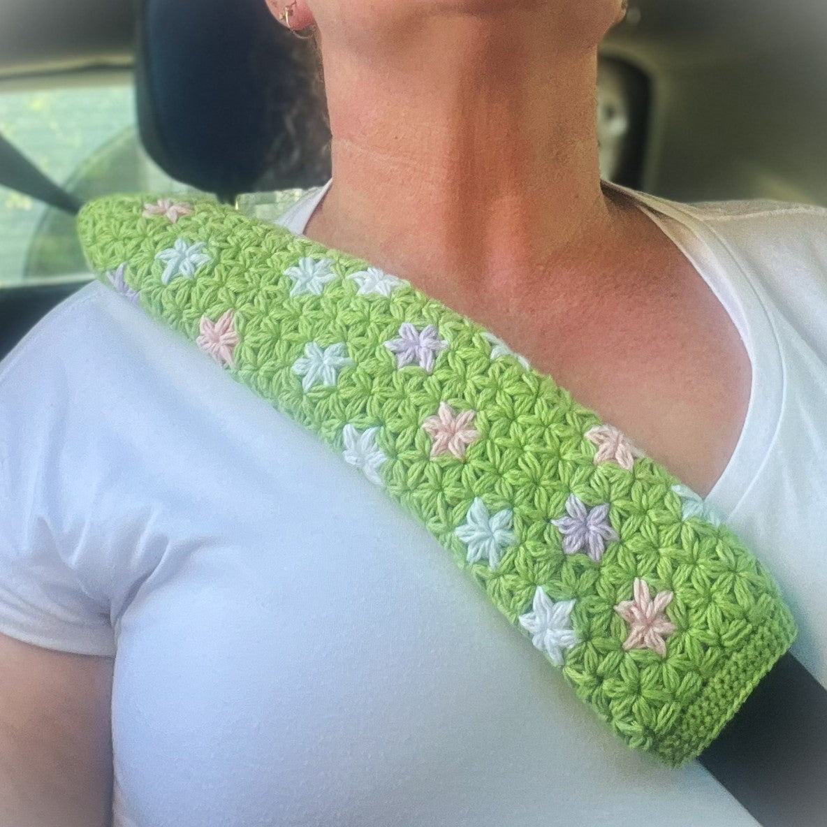 Sprinkle of Jasmine Strap Cozy Crochet Pattern (Digital PDF Download)