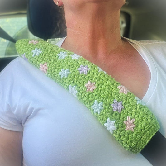 Sprinkle of Jasmine Strap Cozy Crochet Pattern (Digital PDF Download)