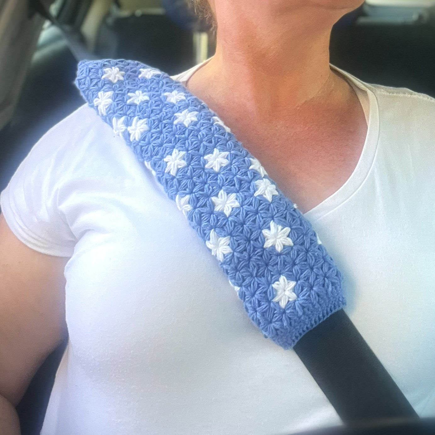 Sprinkle of Jasmine Strap Cozy Crochet Pattern (Digital PDF Download)